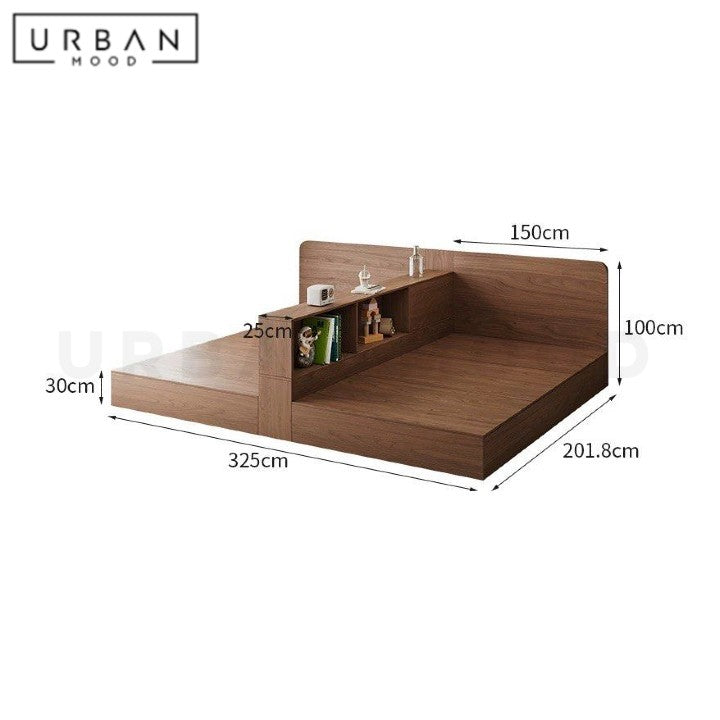TERVO Modern Children Double Bedframe