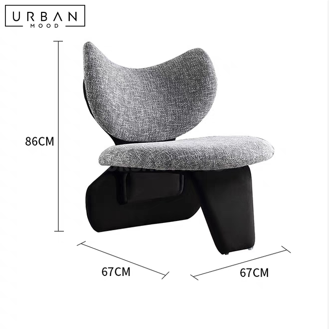 TEXIS Modern Fabric Leisure Chair