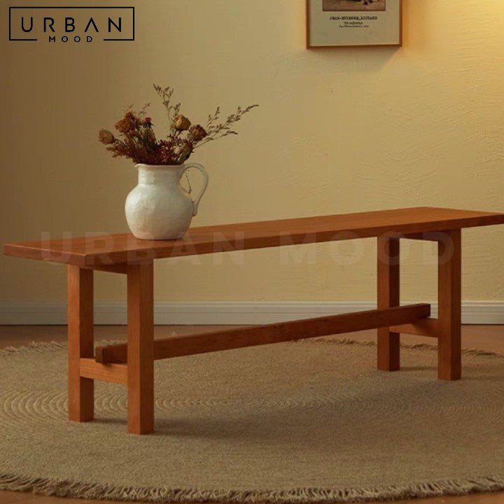 THAI Modern Solid Wood Dining Bench