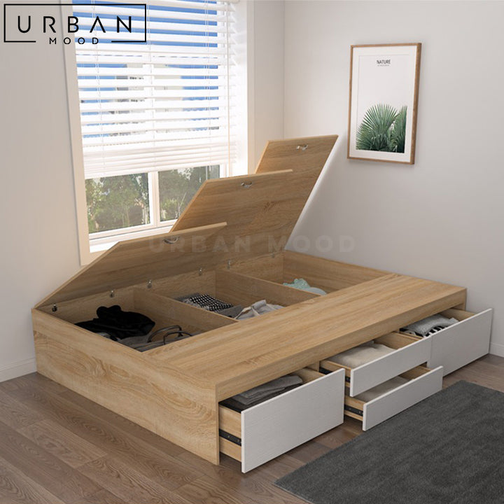 THANI Modern Storage Bedframe