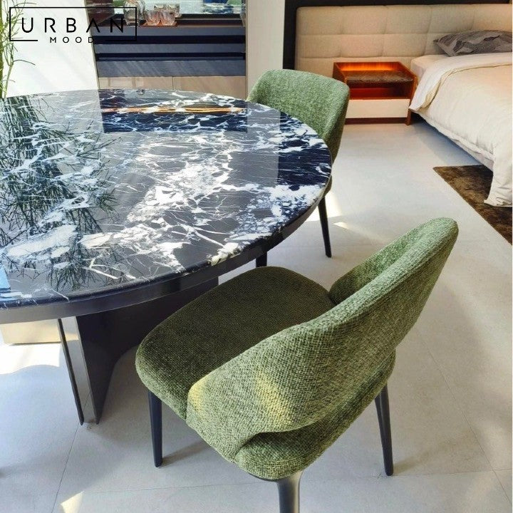 THEYA Modern Fabric Dining Chair