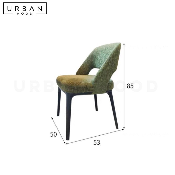 THEYA Modern Fabric Dining Chair