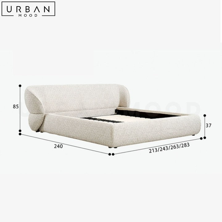 THIRY Modern Fabric Bedframe