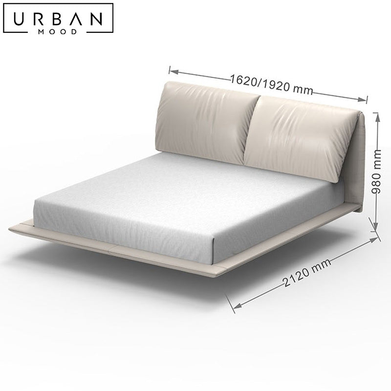 THUNE Modern Floating Bedframe