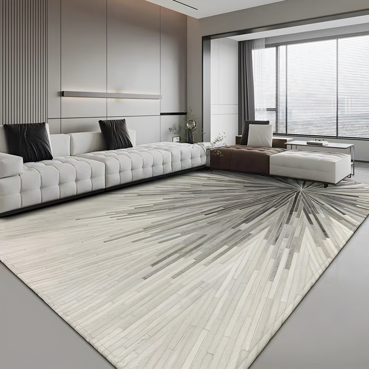 TIARE Modern Cowhide Leather Rug - Urban Mood Singapore