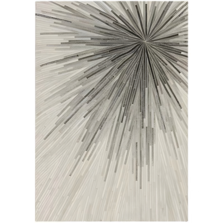 TIARE Modern Cowhide Leather Rug - Urban Mood Singapore