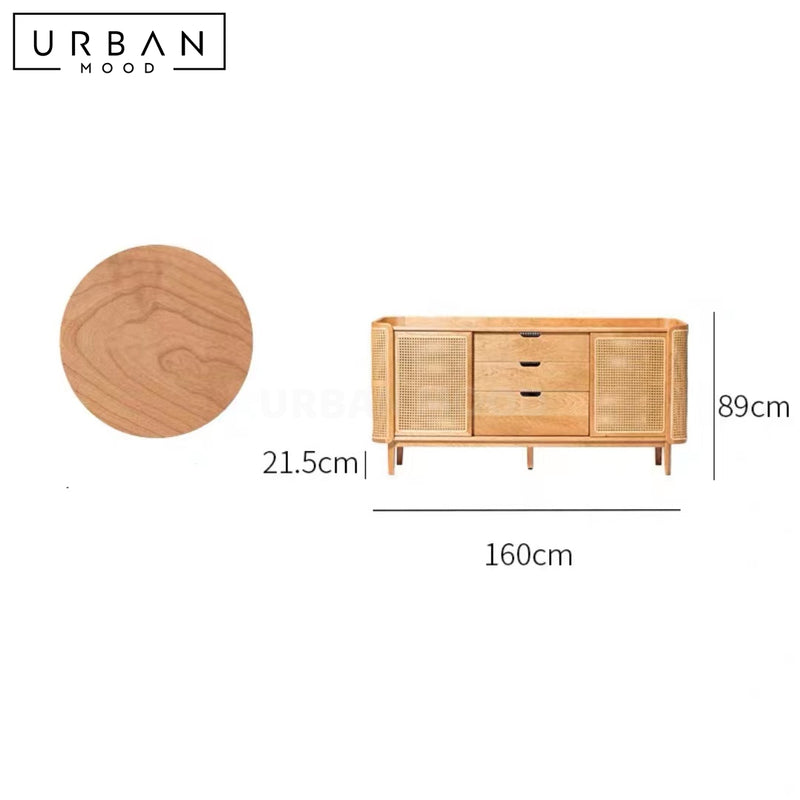 TIDAL Rustic Solid Wood Sideboard