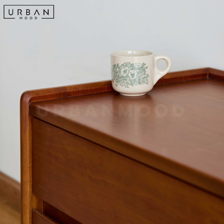 TILLEN Modern Solid Wood TV Console