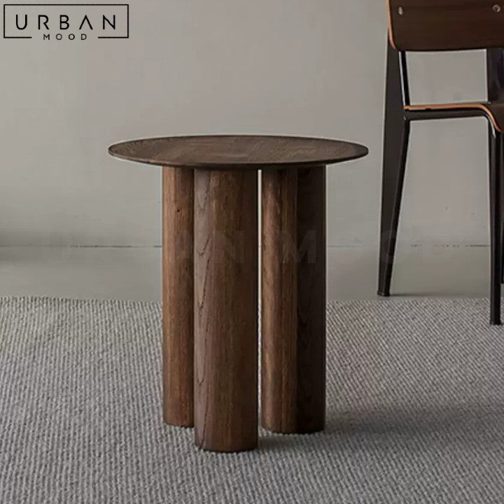 TILLY Mid-Century Solid Wood Side Table