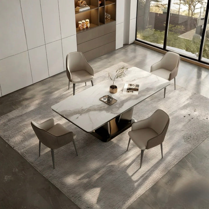 TIMBERS Modern Leather Dining Chair - Urban Mood Singapore