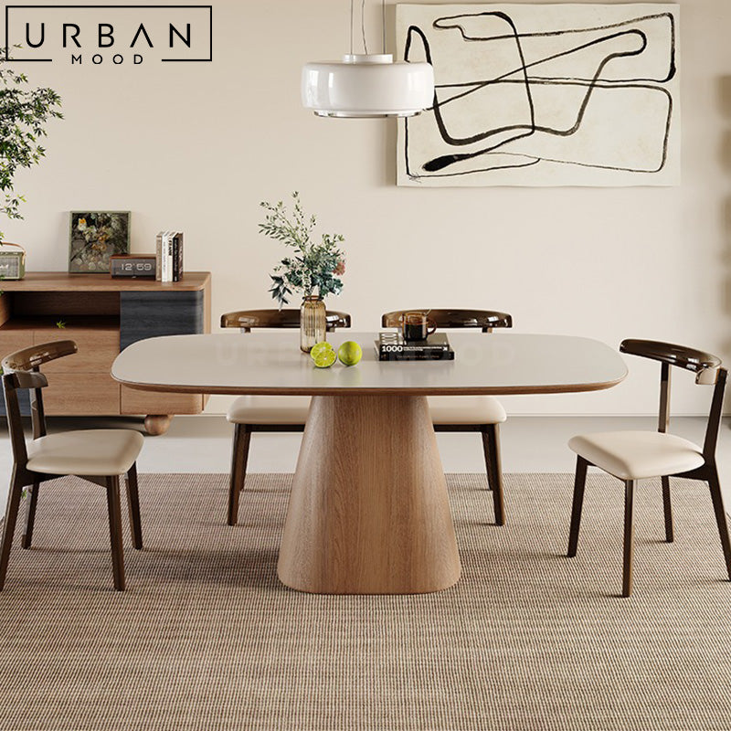 TITAN Japandi Sintered Stone Dining Table