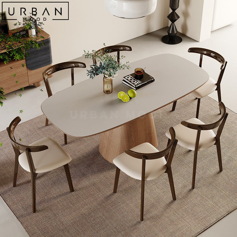 TITAN Japandi Sintered Stone Dining Table