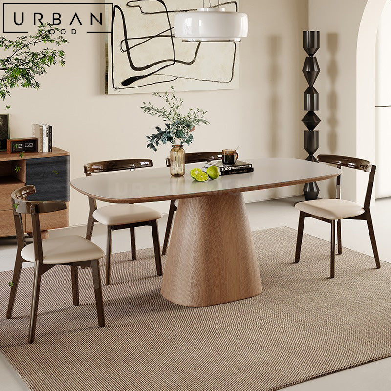 TITAN Japandi Sintered Stone Dining Table