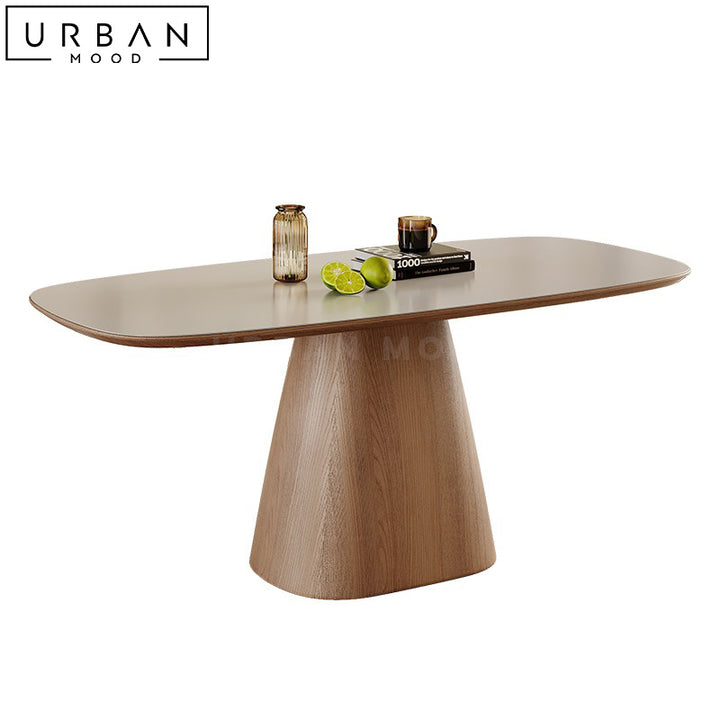 TITAN Japandi Sintered Stone Dining Table