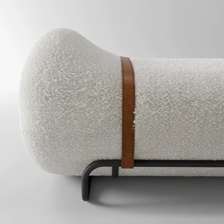 TOLVEN Modern Boucle Bench - Urban Mood Singapore