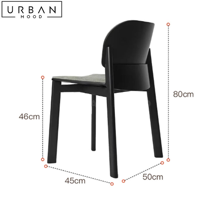 TORRES Modern Solid Wood Dining Chair