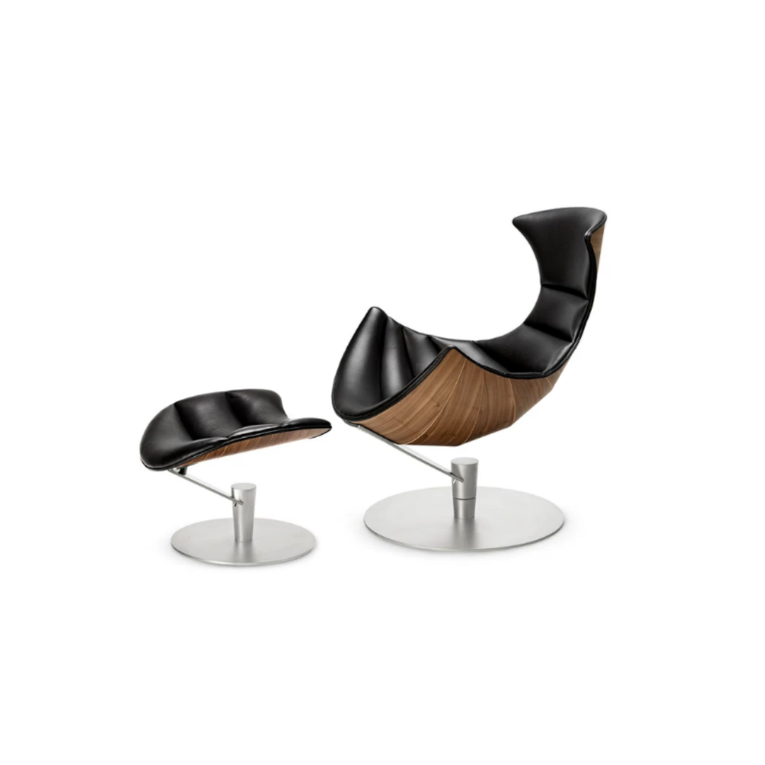 TOURNEY Modern Leather Lounge Chair - Urban Mood Singapore