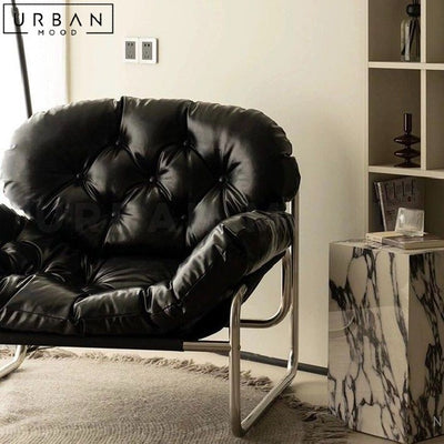 TRAS Modern Leather Lounge Chair