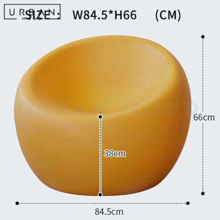 TRAXLER Modern Plastic Lounge Chair