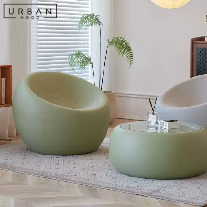TRAXLER Modern Plastic Lounge Chair