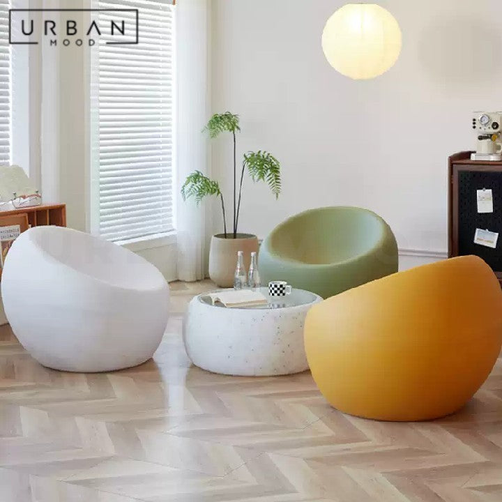 TRAXLER Modern Plastic Lounge Chair