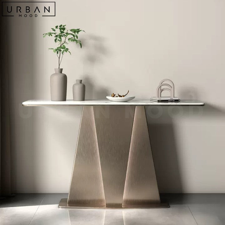 TREESA Modern Sintered Stone Console Table