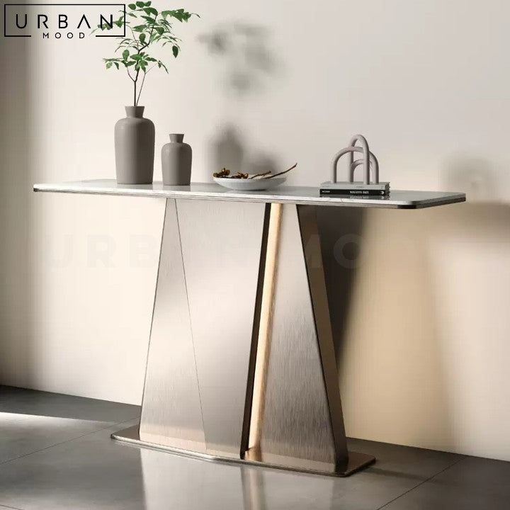 TREESA Modern Sintered Stone Console Table