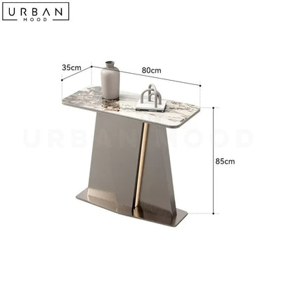 TREESA Modern Sintered Stone Console Table