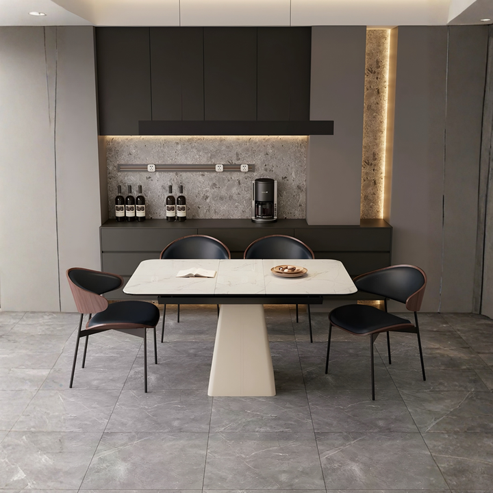 TRELLA Modern Extendable Sintered Stone Dining Table - Urban Mood Singapore