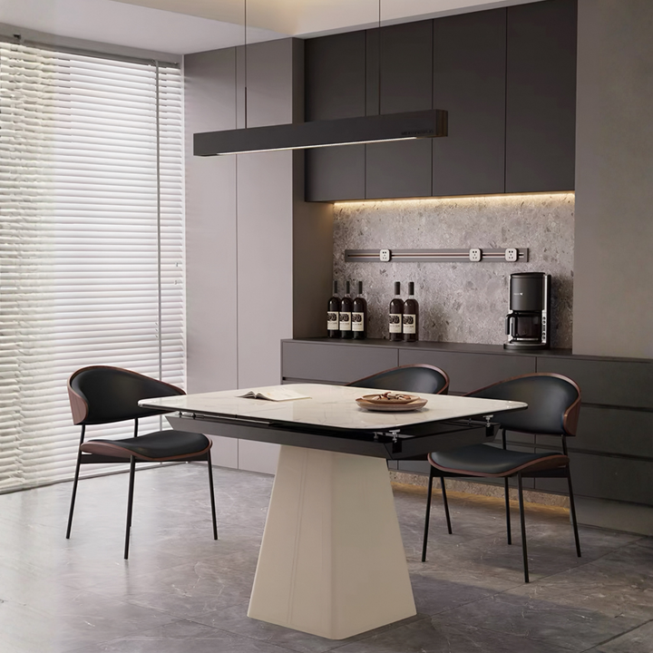 TRELLA Modern Extendable Sintered Stone Dining Table - Urban Mood Singapore