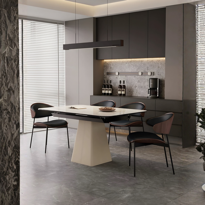 TRELLA Modern Extendable Sintered Stone Dining Table - Urban Mood Singapore
