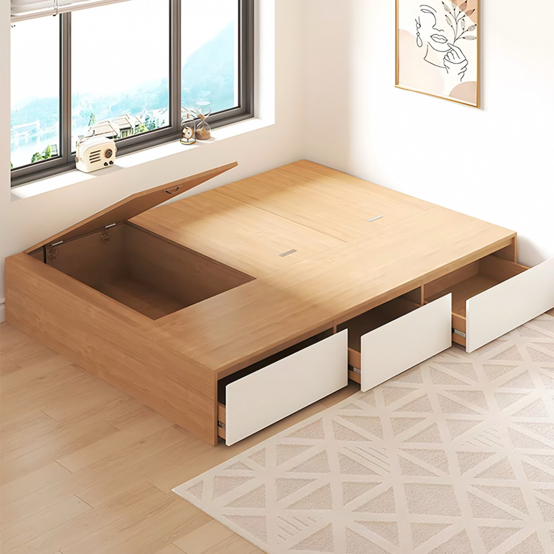 TRELLY Modern Storage Bedframe - Urban Mood Singapore