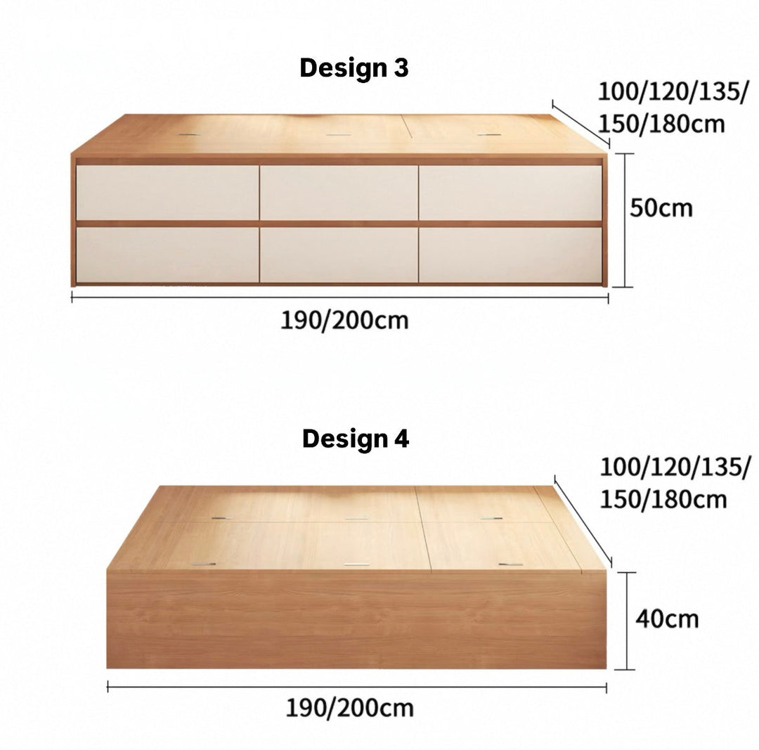 TRELLY Modern Storage Bedframe - Urban Mood Singapore