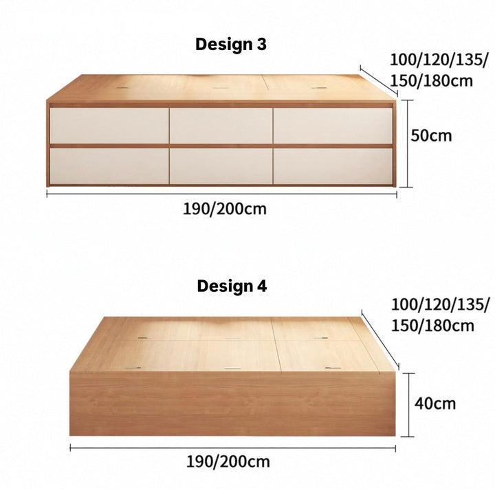 TRELLY Modern Storage Bedframe - Urban Mood Singapore