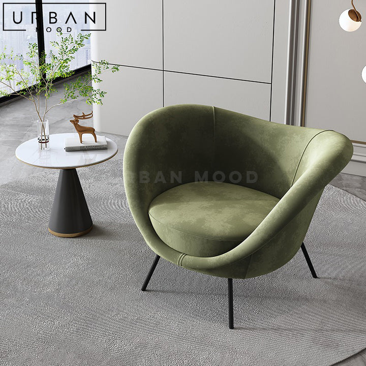 TRES Modern Velvet Leisure Chair