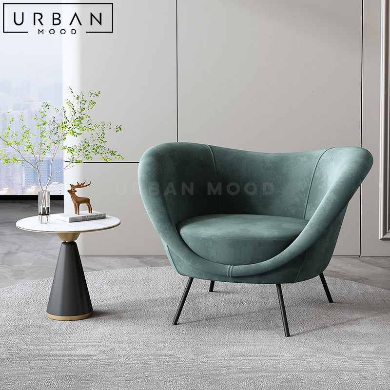 TRES Modern Velvet Leisure Chair