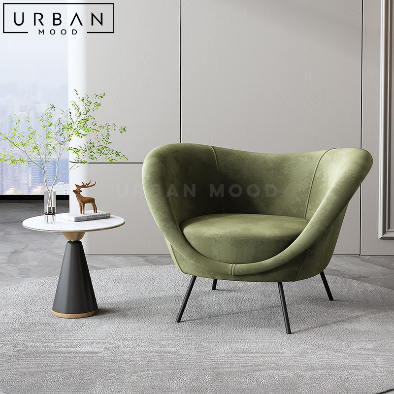 TRES Modern Velvet Leisure Chair