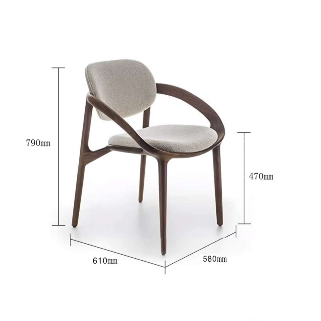 TREVOSSA Vintage Solid Wood Dining Chair - Urban Mood Singapore