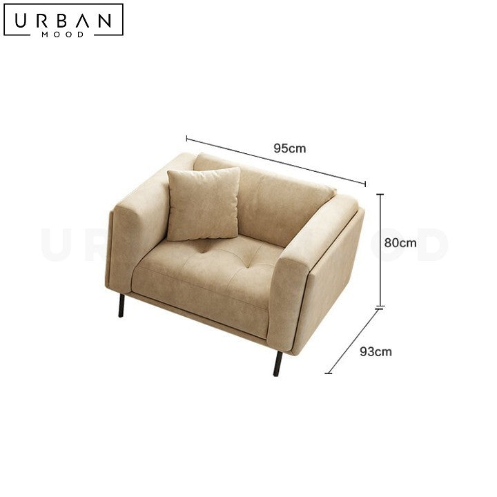 TRIEN Modern Fabric Sofa