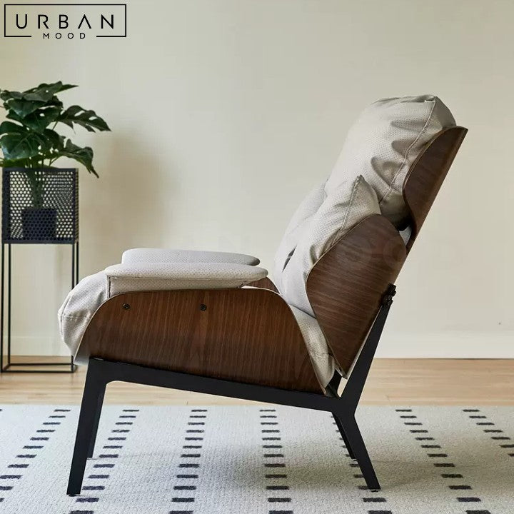 TRIFA Modern Leather Armchair