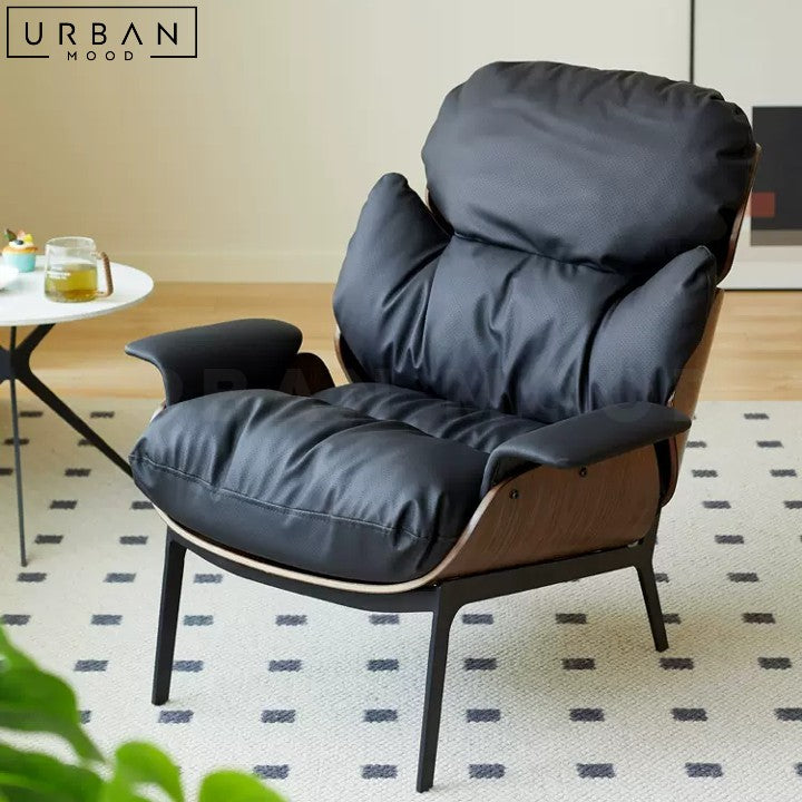 TRIFA Modern Leather Armchair