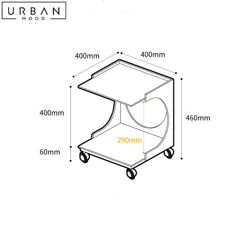 TRIL Modern Acrylic Side Table