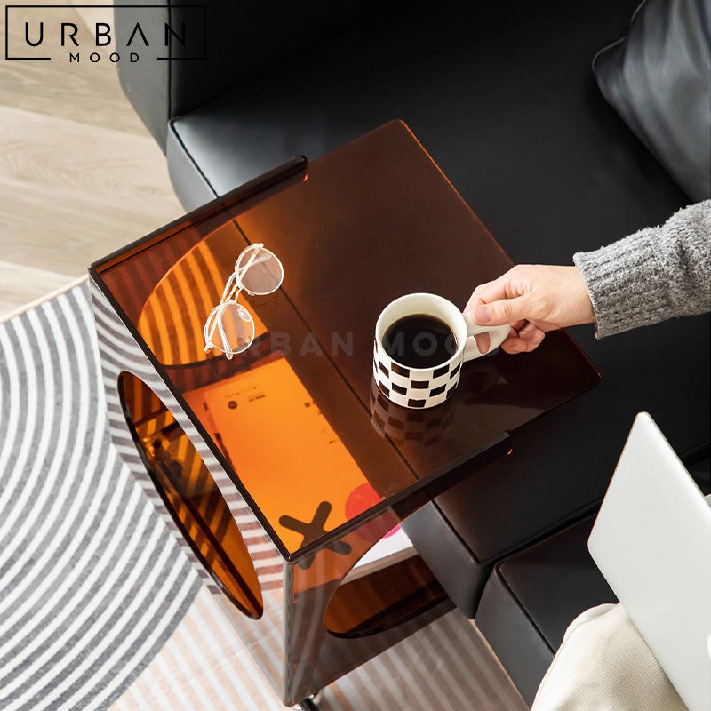 TRIL Modern Acrylic Side Table – Urban Mood