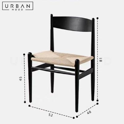 TRỌNG Modern Solid Wood Dining Chair