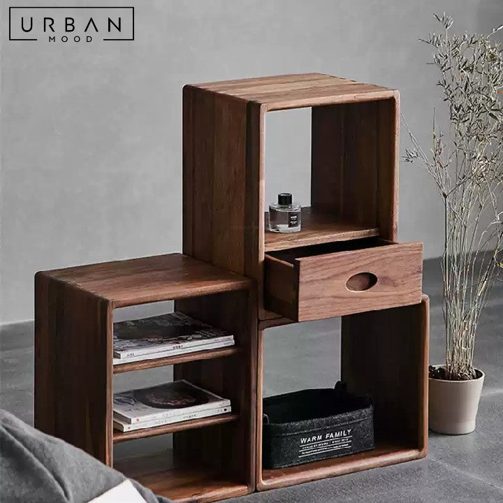 SEGA Modern Solid Wood Bedside Table