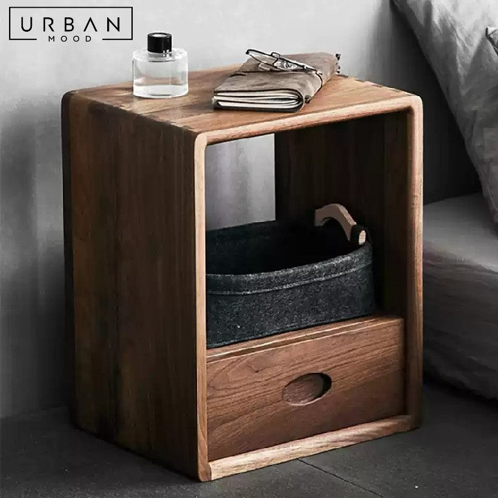 SEGA Modern Solid Wood Bedside Table