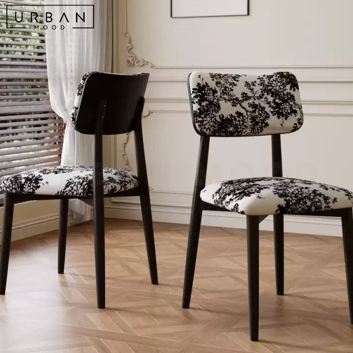 TURCOTTE French Fabric Dining Chair