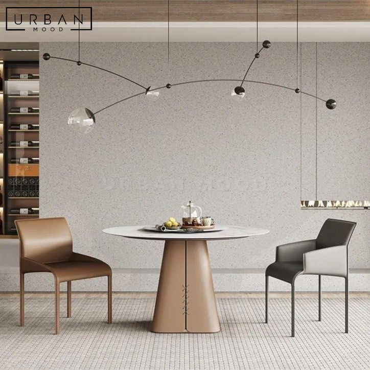 TIFFIN Modern Sintered Stone Round Dining Table