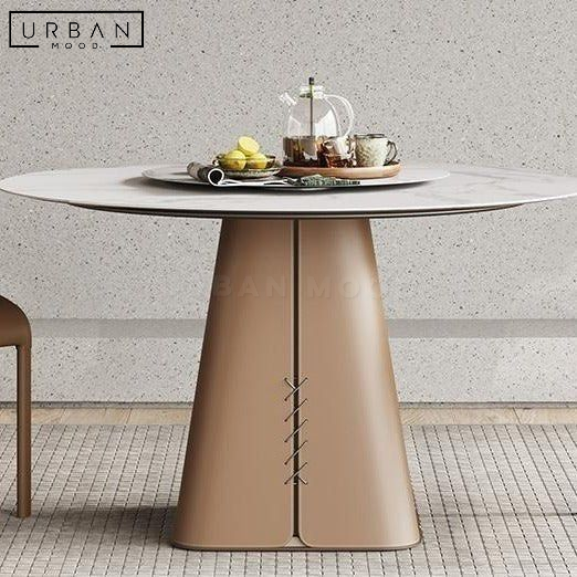 TIFFIN Modern Sintered Stone Round Dining Table