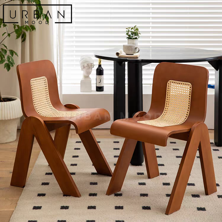 TOTT Japandi Rattan Dining Chair